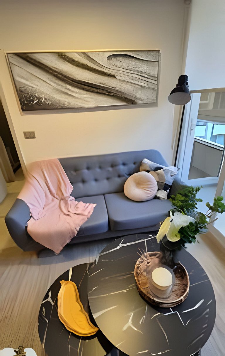 VR | Santiago Centro 2PAX lujo, metro, wifi, hermosamente de