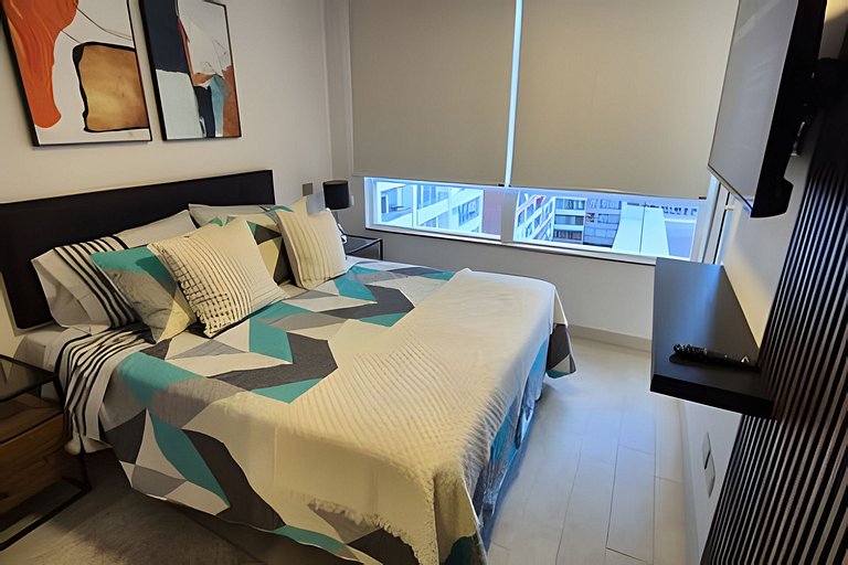 VR | Santiago Centro 2PAX lujo, metro, wifi, hermosamente de