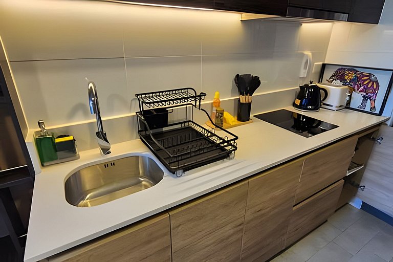 VR | Santiago Centro 2PAX lujo, metro, wifi, hermosamente de