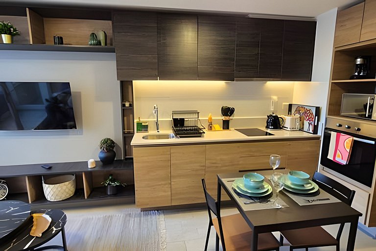 VR | Santiago Centro 2PAX lujo, metro, wifi, hermosamente de