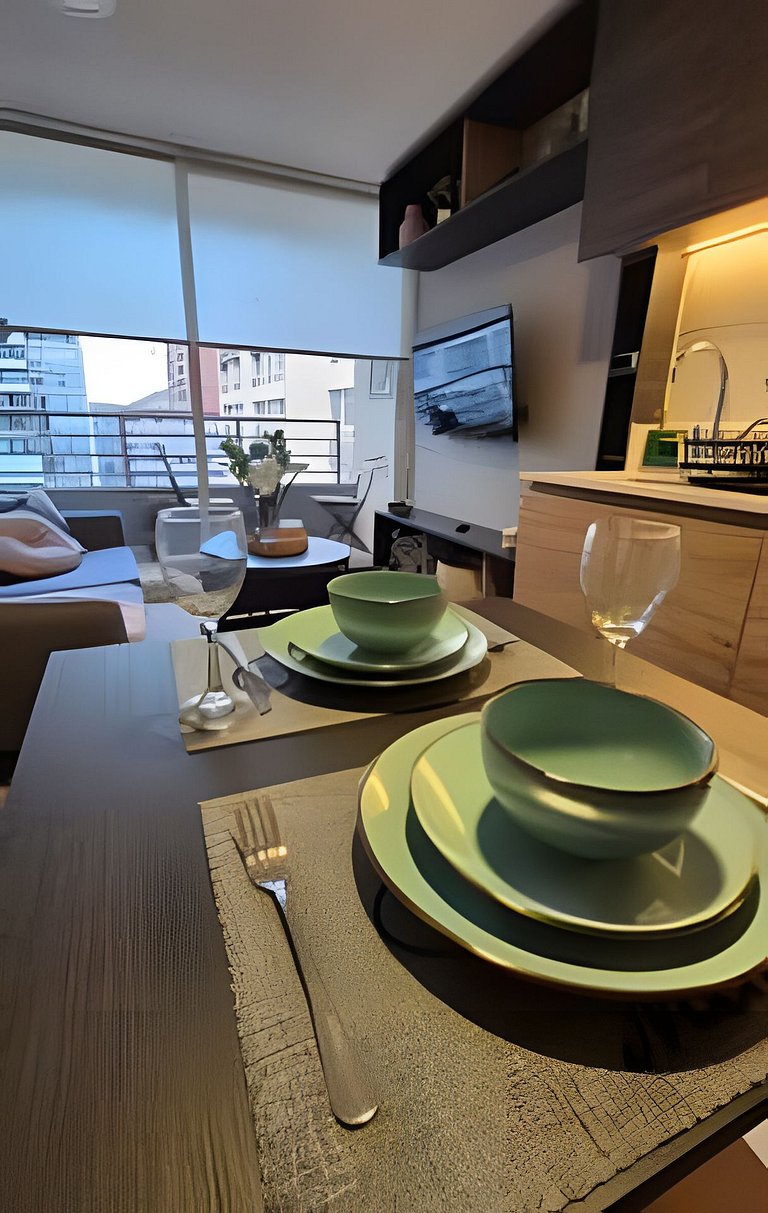 VR | Santiago Centro 2PAX lujo, metro, wifi, hermosamente de