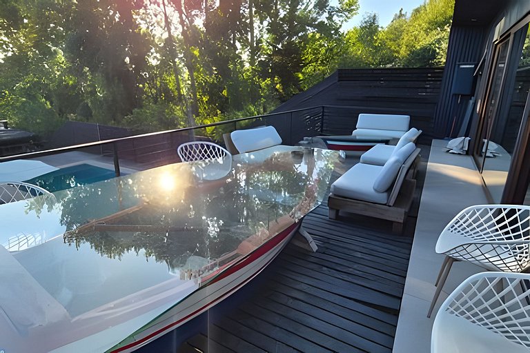 Rapel Casa Lujosa piscina privada, acceso Lago