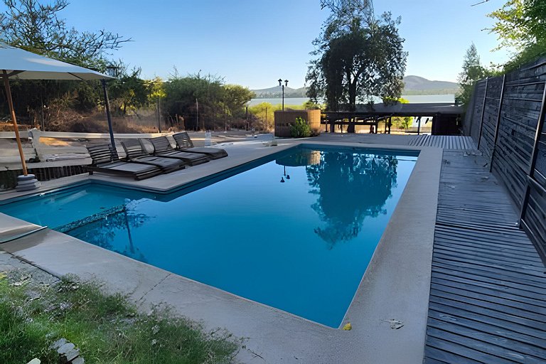 Rapel Casa Lujosa piscina privada, acceso Lago