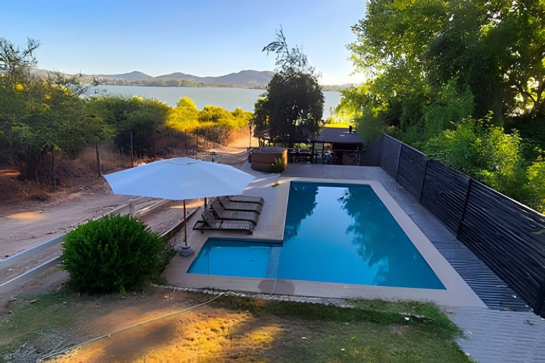 Rapel Casa Lujosa piscina privada, acceso Lago
