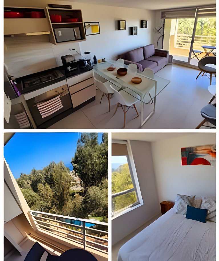 Algarrobo Mirasol Depto 3D2B piscina, parking free