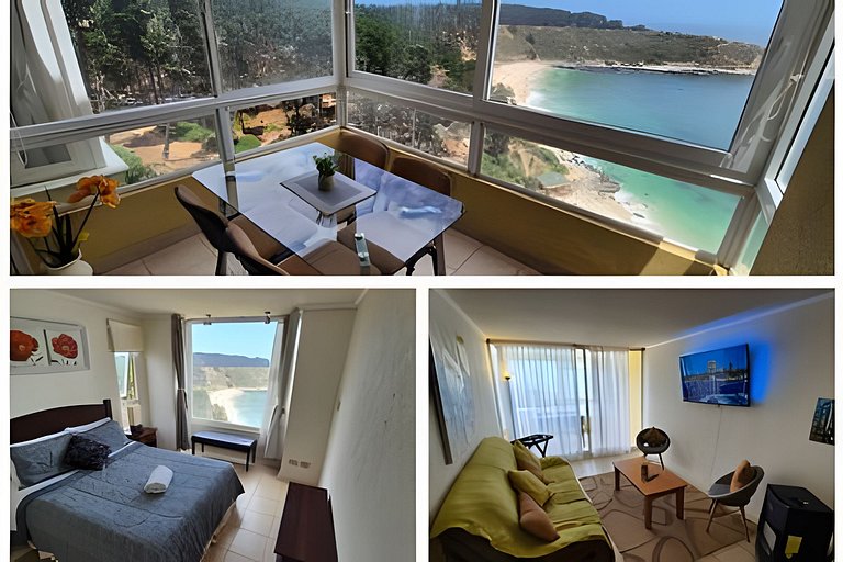 Algarrobo Vista al Mar Pinares Canelo 2D2B  Estac.