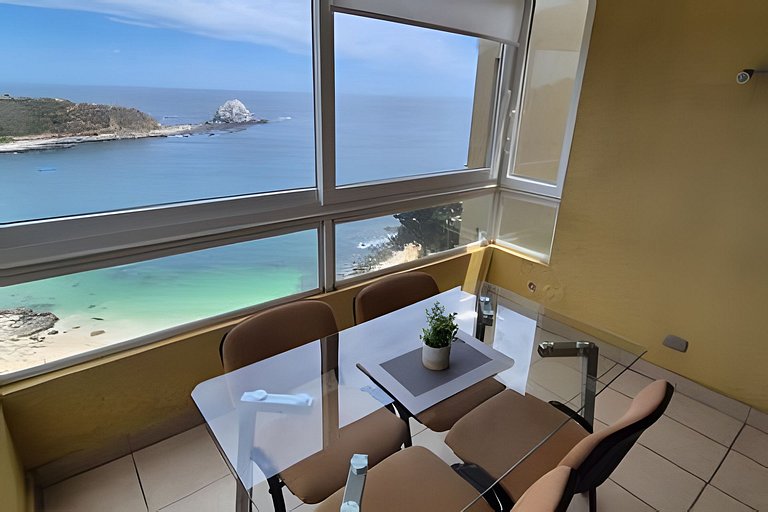 Algarrobo Vista al Mar Pinares Canelo 2D2B  Estac.