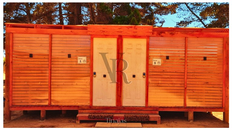Algarrobo Canelo Cabaña vista Bosque opción tinaja