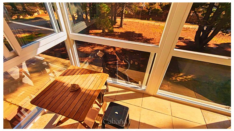Algarrobo Canelo Cabaña vista Bosque opción tinaja