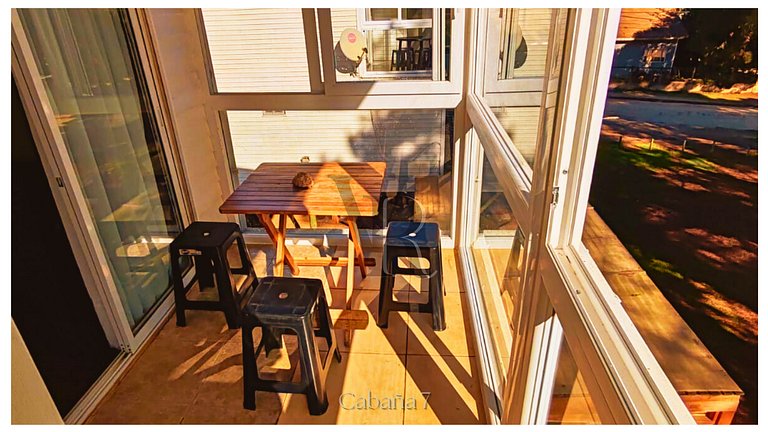Algarrobo Canelo Cabaña vista Bosque opción tinaja