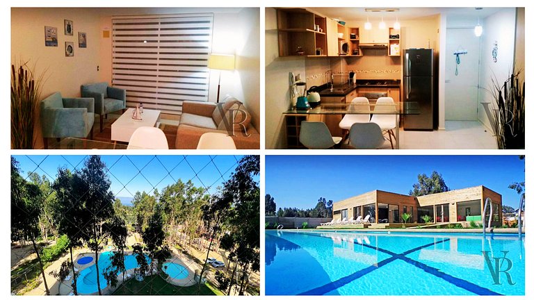 Algarrobo Mirasol Piscina + parking 10min al Mar