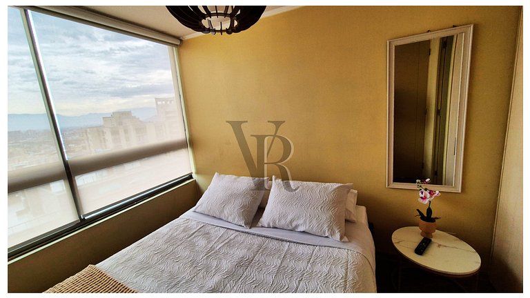 VR | Santiago Centro 2PAX parking, metro, hermoso