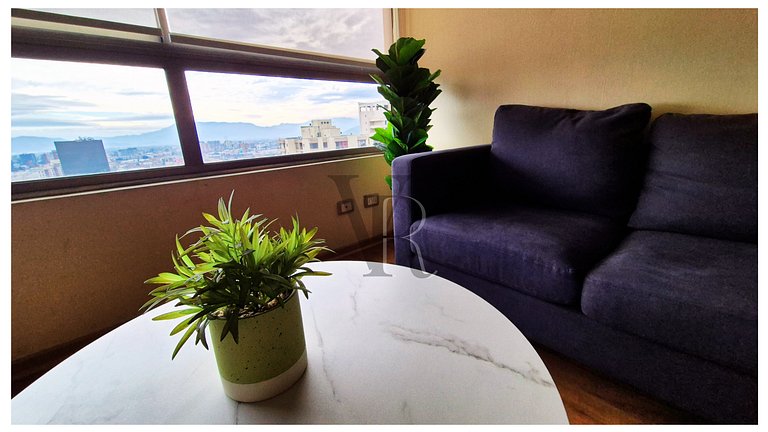 VR | Santiago Centro 2PAX parking, metro, hermoso