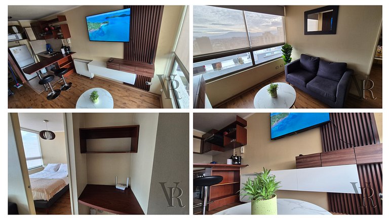 VR | Santiago Centro 2PAX parking, metro, hermoso