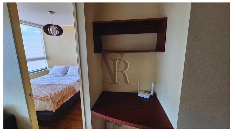 VR | Santiago Centro 2PAX parking, metro, hermoso