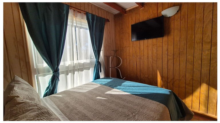 Algarrobo Cabaña vista bosque, opción tinaja playa el Canelo