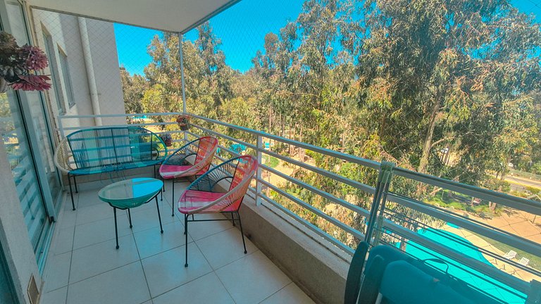 VR | Algarrobo Playa Mirasol 5PAX mar cerca, piscina, hermos