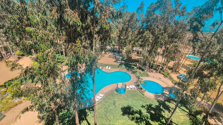 VR | Algarrobo Playa Mirasol 5PAX mar cerca, piscina, hermos