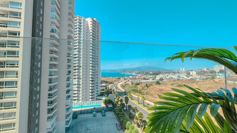 VR | Vista Mar | Piscina | Concón-Reñaca| parking