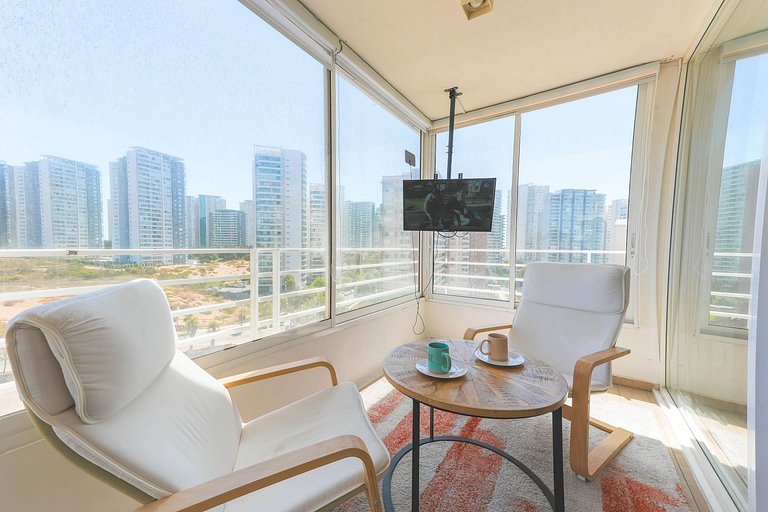 VR |4PAX|Piscina Temperada | Concón| parking free