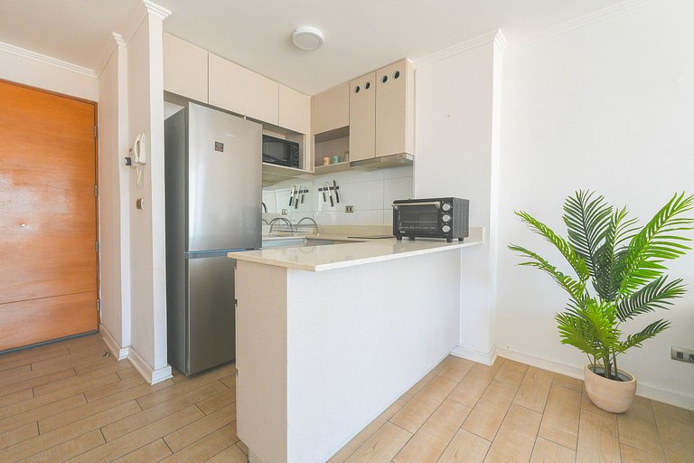 VR |4PAX|Piscina Temperada | Concón| parking free