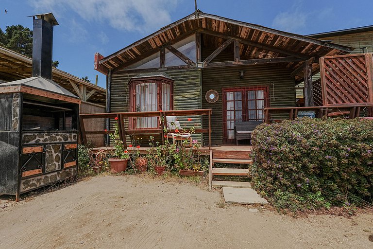 Algarrobo Cabaña a 2 cuadras Playa El Canelo+Wifi