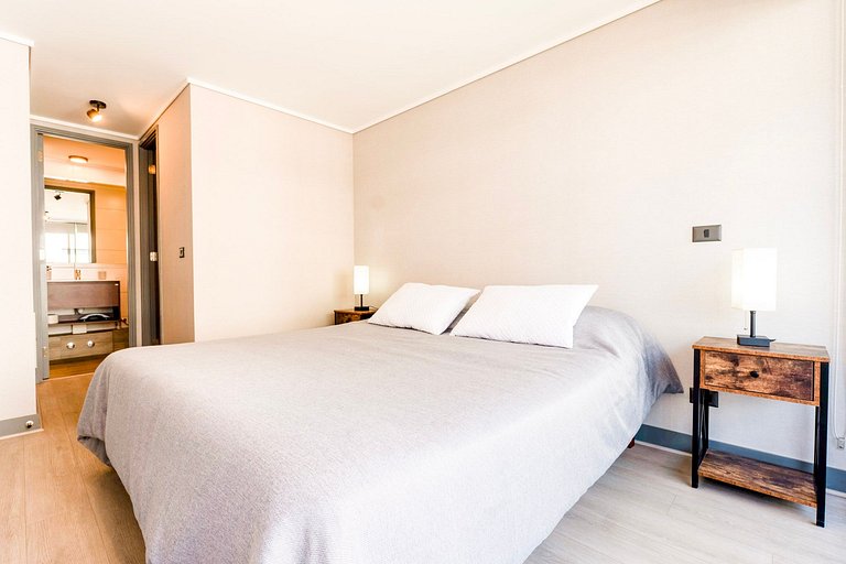 VR | 2PAX, 1D1B, GYM, balcón, Piscina Metro Toesca