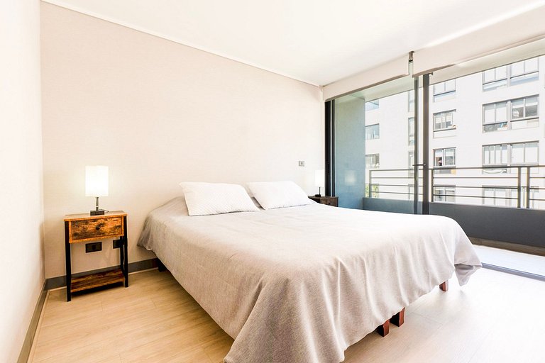 VR | 2PAX, 1D1B, GYM, balcón, Piscina Metro Toesca