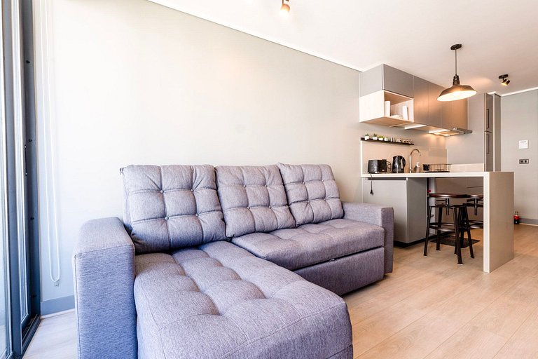 VR | 2PAX, 1D1B, GYM, balcón, Piscina Metro Toesca