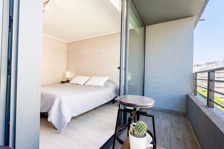 VR | 2PAX, 1D1B, GYM, balcón, Piscina Metro Toesca