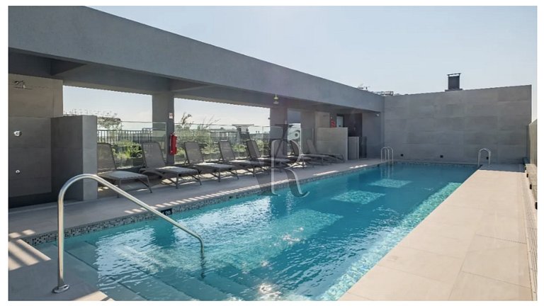 VR | 2PAX, 1D1B, GYM, balcón, Piscina Metro Toesca