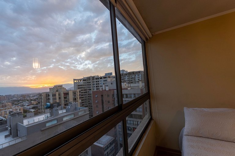 VR | Santiago Centro 2PAX parking, metro, hermoso