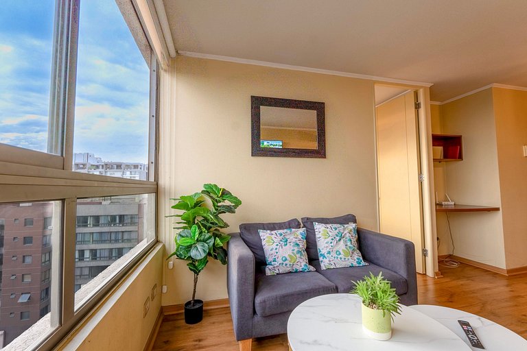 VR | Santiago Centro 2PAX parking, metro, hermoso