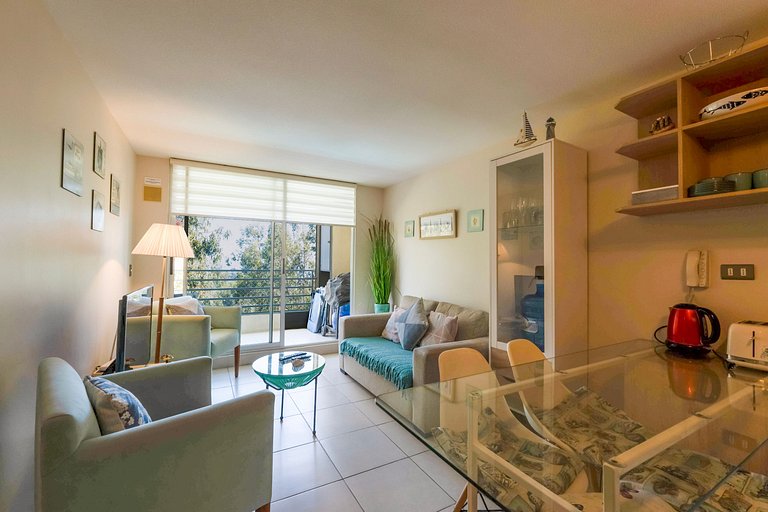 VR | Algarrobo Playa Mirasol 5PAX mar cerca, piscina, hermos