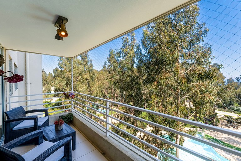 VR | Algarrobo Playa Mirasol 5PAX mar cerca, piscina, hermos