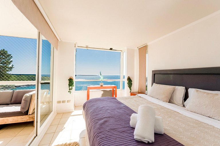 Algarrobo Depto Vista Mar 3D2B, Pinares Canelillo