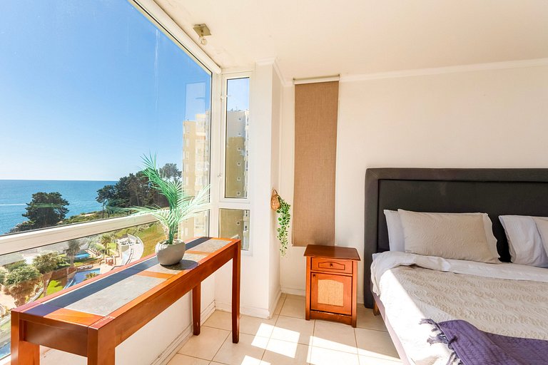 Algarrobo Depto Vista Mar 3D2B, Pinares Canelillo