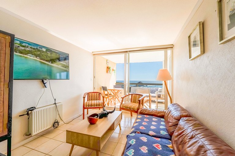 Algarrobo Depto Vista Mar 3D2B, Pinares Canelillo